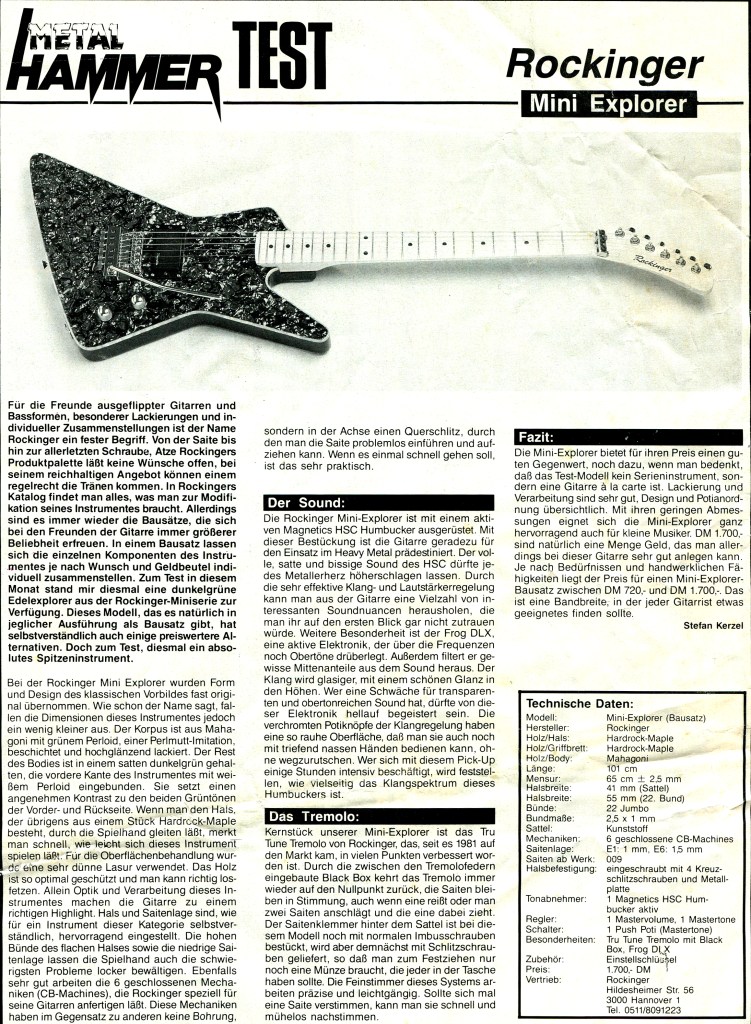 Rockinger Metal Hammer